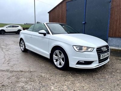 Begagnad Audi A3 Cabriolet Sport 110 HK (80 kW) 2014 Vit Cab