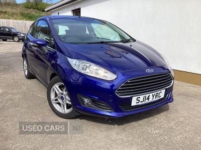 Used Ford Fiesta Zetec 82 HP (60 kW) 2014 Blue Hatchback