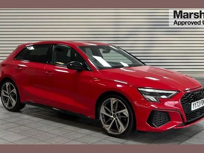 Used Audi A3 Black Edition 147 HP (108 kW) 2023 Red Sedan