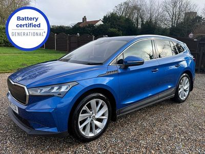 Used Skoda Enyaq iV ecoSuite 131 kW (179 HP) 2022 Blue SUV