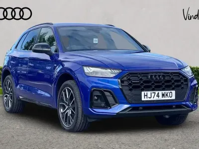 Used Audi Q5 Black Edition 200 HP (147 kW) 2024 Blue SUV