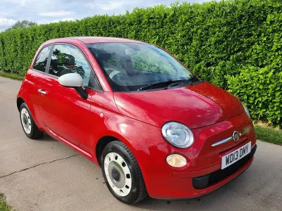 Used Fiat 500 69 HP (50 kW) 2013 Red Hatchback