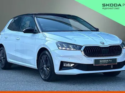 Used Skoda 110 R Colour Edition 81 HP (59 kW) 2024 Moon white metallic body / black magic pearl effect roof Hatchback