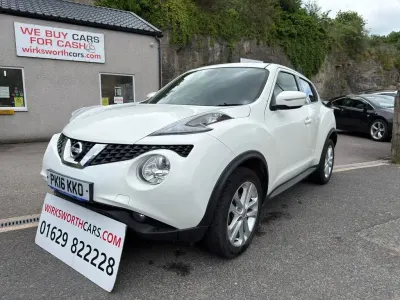 Used Nissan Juke N-Connecta 115 HP (84 kW) 2016 White SUV