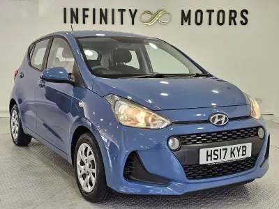 Used Hyundai i10 SE 67 HP (49 kW) 2017 Blue Hatchback