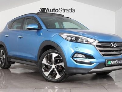 Used Hyundai Tucson Premium SE 185 HP (136 kW) 2017 Blue SUV