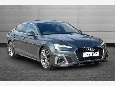 Usado Audi A5 S-Line 163 HP (119 kW) 2022 Cinzento Coupé
