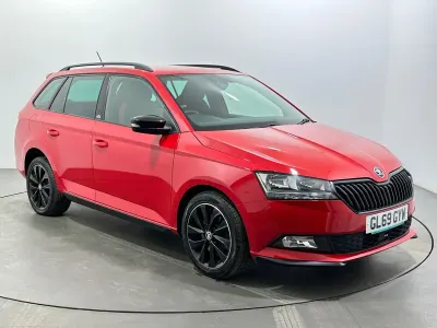 Begagnad Skoda Fabia Monte Carlo 110 HK (80 kW) 2020 Röd Halvkombi