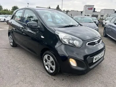 Used Kia Picanto 68 HP (50 kW) 2012 Black Hatchback