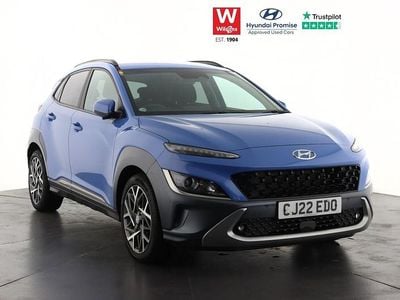 Blue Used 2022 Hyundai Kona Premium SUV | £17,299 (Fair price)