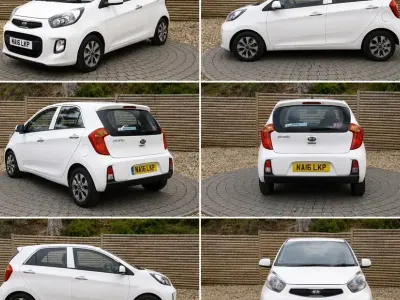Used Kia Picanto 84 HP (61 kW) 2016 White Hatchback