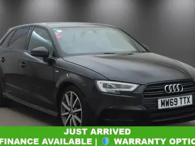 Used Audi A3 Sportback Black Edition 116 HP (85 kW) 2019 Black Hatchback