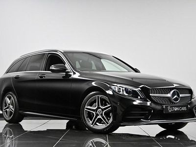 Used Mercedes C220 AMG line 194 HP (142 kW) 2019 Black Estate