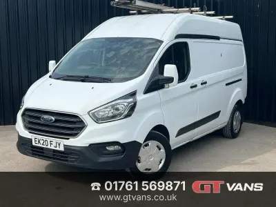 Used Ford Transit Custom 130 HP (95 kW) 2020 White Van