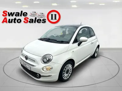 Used Fiat 500 Lounge 69 HP (50 kW) 2016 White Hatchback