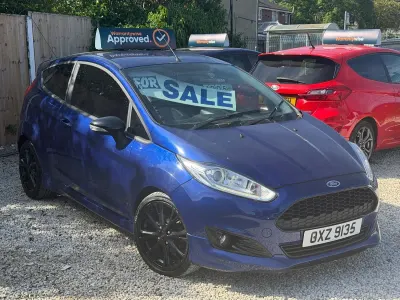 Used Ford Fiesta ST-Line 140 HP (102 kW) 2017 Blue Hatchback