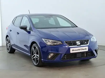 Used Seat Ibiza FR Sport 110 HP (80 kW) 2021 Blue Hatchback