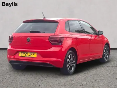 Used VW Polo United 79 HP (58 kW) 2021 Red Hatchback