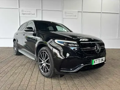 Used Mercedes EQC400 AMG line 300 kW (408 HP) 2023 Black SUV