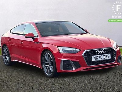 Red Used 2020 Audi A5 S-Line Hatchback | £23,199 (Fair price)