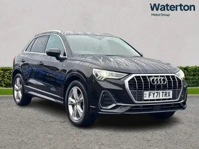 Used Audi Q3 S-Line 150 HP (110 kW) 2021 Black SUV