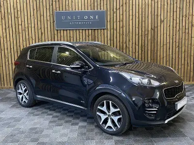Begagnad Kia Sportage GT-Line 2018 Svart SUV