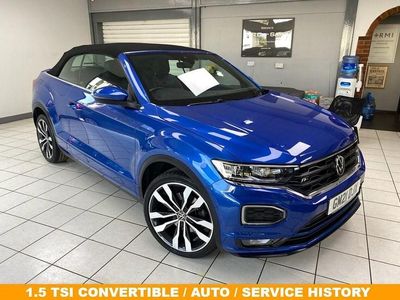 Blue Used 2021 VW T-Roc Cabriolet R-line Cabriolet | £21,750 (Fair price)