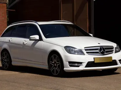 Used Mercedes C220 AMG 167 HP (122 kW) 2013 White Estate