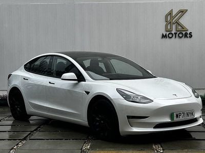 Used Tesla Model 3 Long Range AWD 366 kW (498 HP) 2021 White Sedan