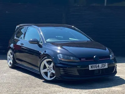 Begagnad VW Golf VII GTI 2014 Svart Halvkombi