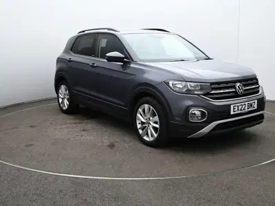 Usado VW T-Cross Active 110 CV (80 kW) 2022 Gris SUV