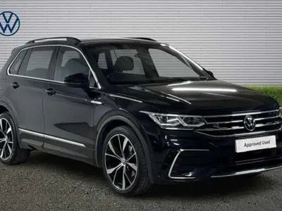 Used VW Tiguan R-line 150 HP (110 kW) 2021 Black SUV