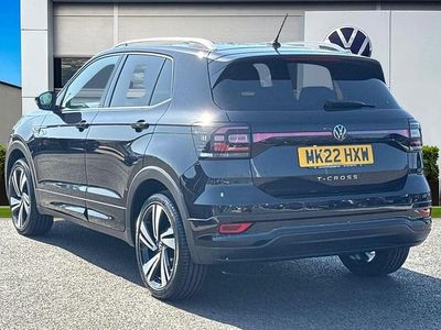 Used VW T-Cross R-line 110 HP (80 kW) 2022 Black SUV