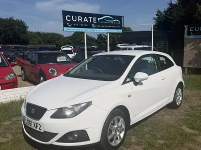 Used Seat Ibiza Copa 70 HP (51 kW) 2011 White Coupe