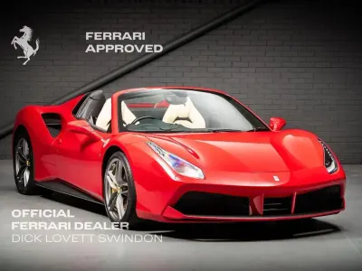 Used Ferrari 488 661 HP (486 kW) 2018 Red Cabriolet
