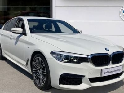 Alpine white Used 2019 BMW 520 M Sport Sedan | £20,125