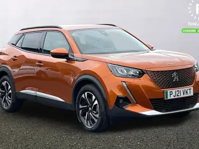Used Peugeot e-2008 Allure 100 kW (136 HP) 2021 Orange SUV
