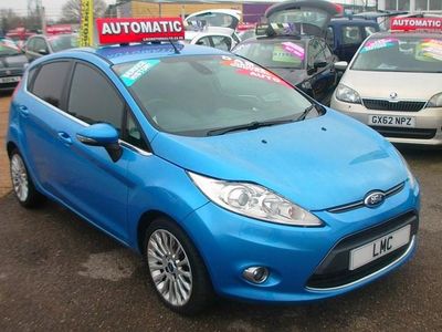 Used Ford Fiesta Titanium 94 HP (69 kW) 2012 Blue Hatchback