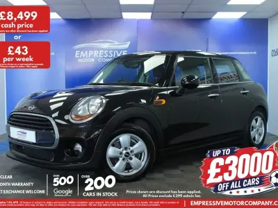 Used Mini Cooper Hatch 136 HP (100 kW) 2017 Black Hatchback