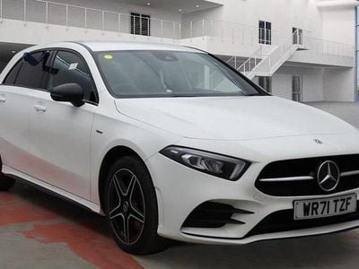 Used Mercedes A250 AMG line 218 HP (160 kW) 2021 White Hatchback