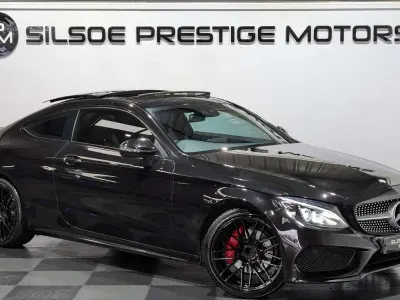 Used Mercedes C220 AMG Line Premium Plus 2016 Black Coupe