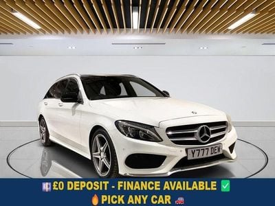 Used Mercedes C250 AMG line 204 HP (150 kW) 2015 White Estate