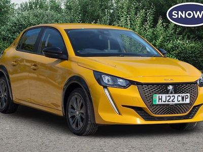 Second-hand Peugeot e-208 Allure 100 kW (136 CP) 2021 Galben Hatchback