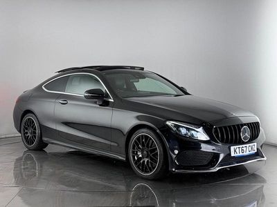 Black Used 2017 Mercedes C250 AMG Line Premium Plus Coupe | £15,700 (Fair price)