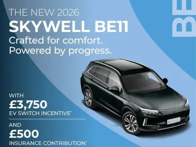 Nowe Skywell BE11 150 kW (204 KM) 2026 Szary SUV