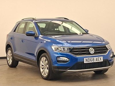 Used VW T-Roc SE 115 HP (84 kW) 2018 Blue SUV