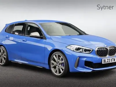 Used BMW M135 Shadowline 302 HP (222 kW) 2023 Blue Hatchback