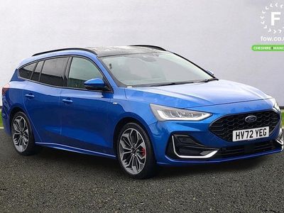 Blue Used 2022 Ford Focus ST-Line Estate | £18,399 (A bit pricey)