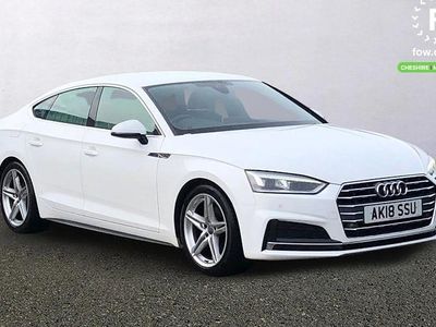 Used Audi A5 Sportback S-Line 190 HP (139 kW) 2018 White Hatchback