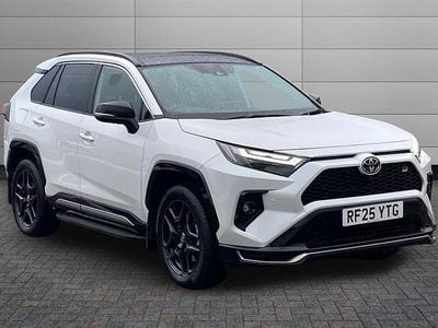 White Used 2025 Toyota RAV4 Hybrid Sport SUV | £42,495 (Expensive)